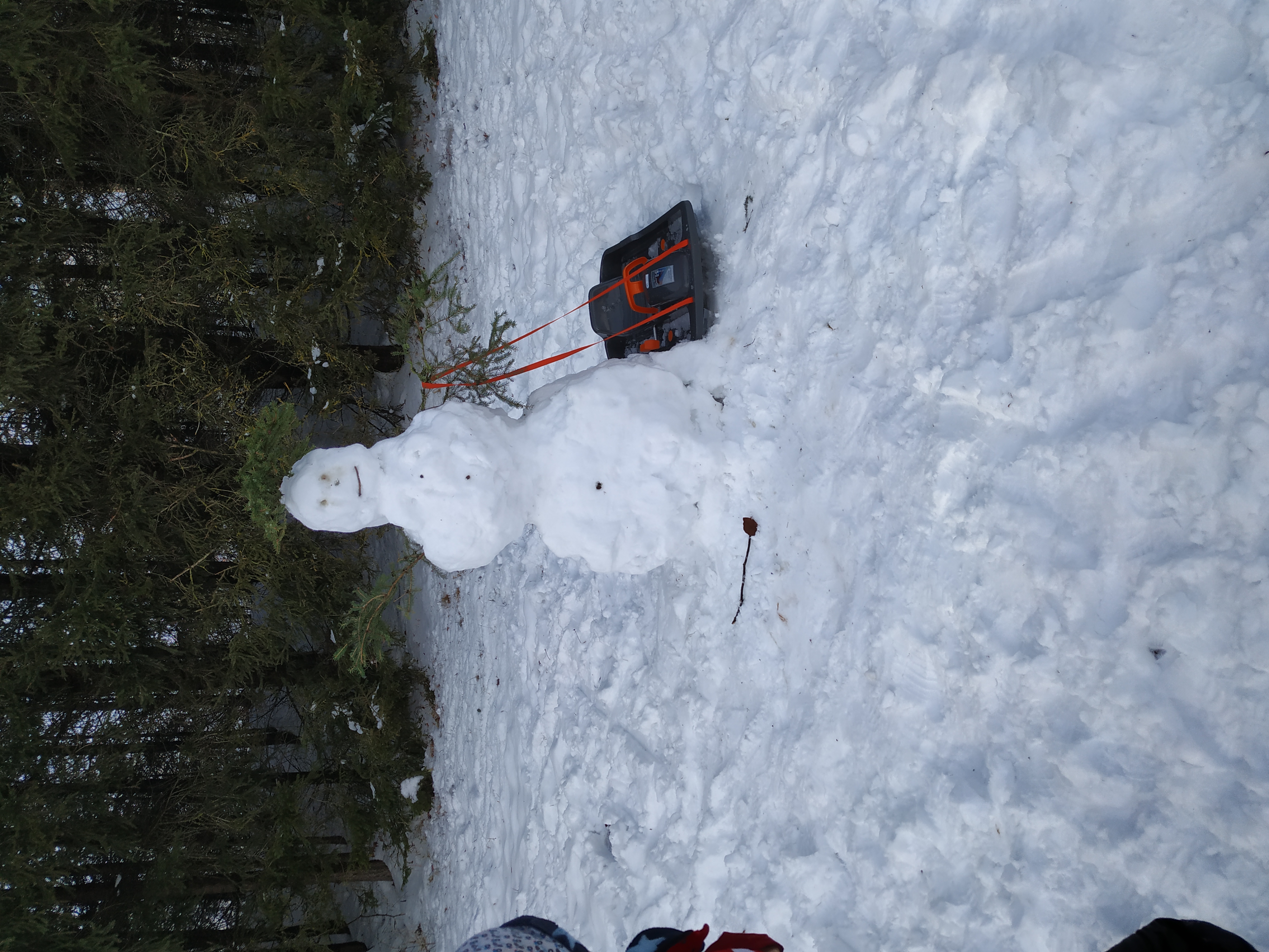 Woran erkennt man eine Schneefrau? An den Haaren!