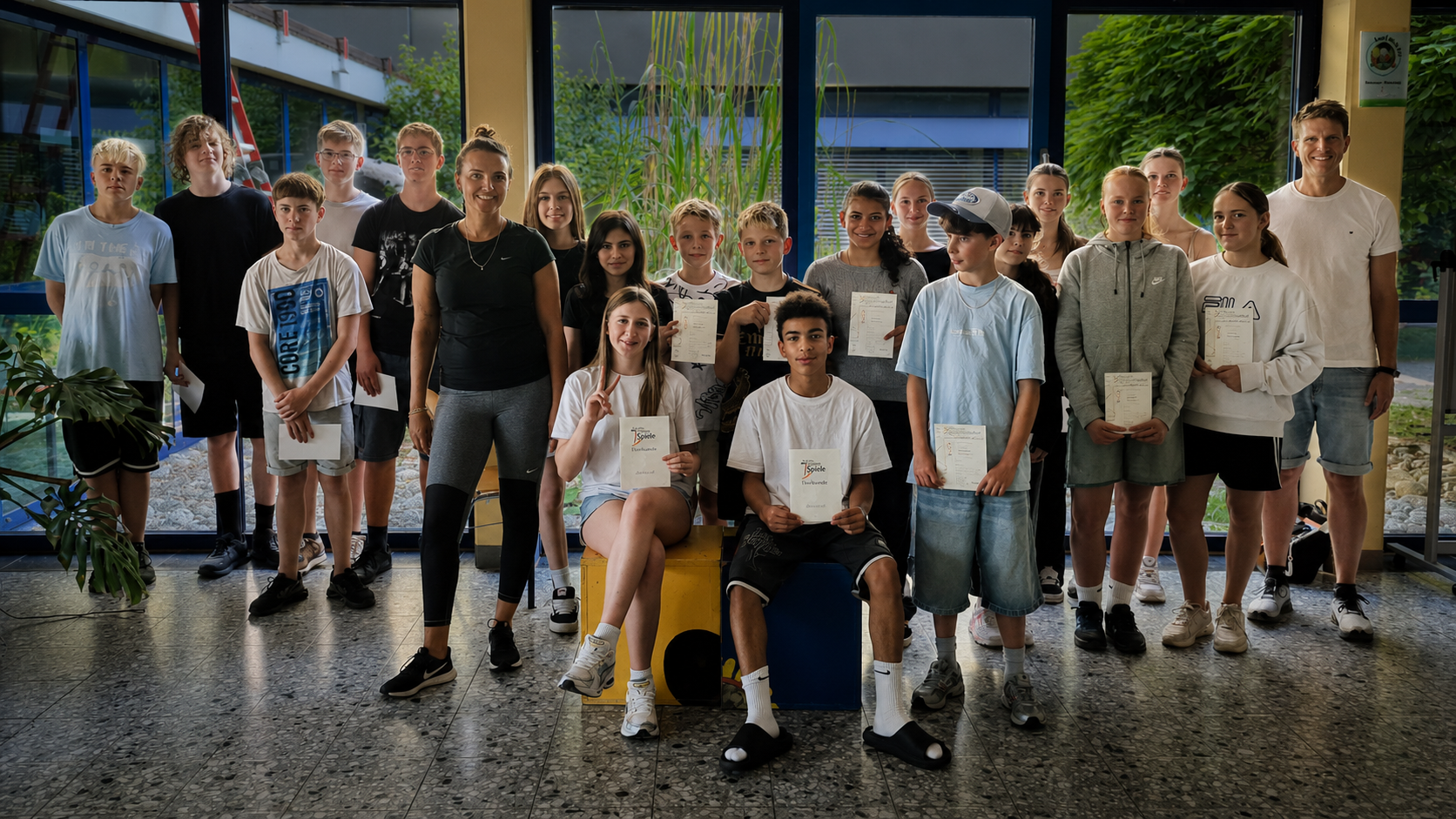 Siegerehrung der Sieger- und Ehrenurkunden - BJS 2026 in der Mittelschule Image